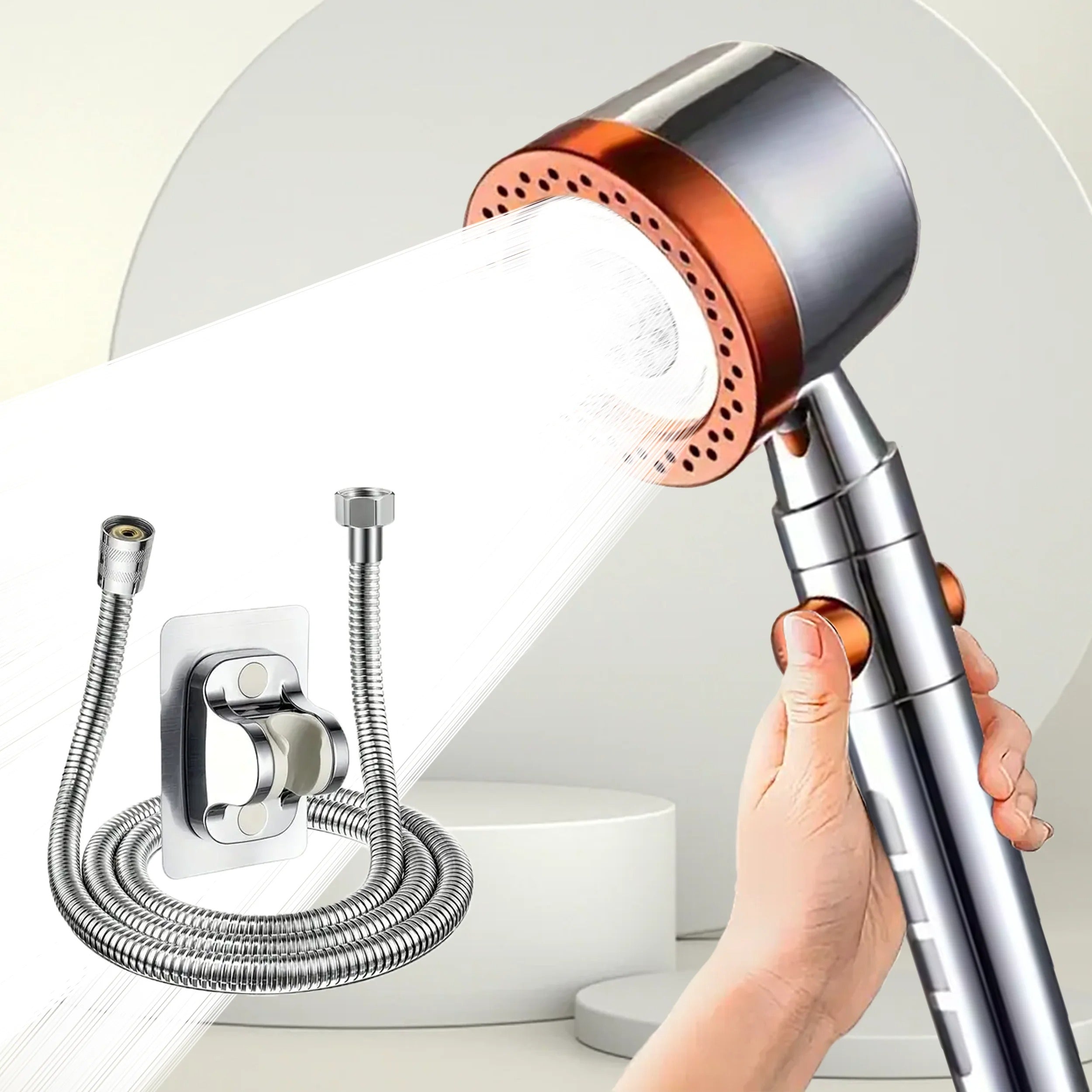 High Pressure-Filter Shower Head